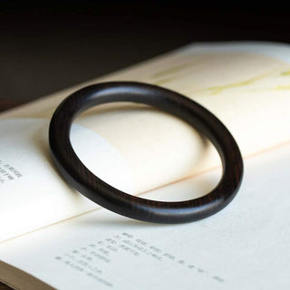 Buddha Gift Tibetan Small Leaf Red Sandalwood Ebony Green Sandalwood Protection Bracelet Bangle