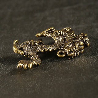 Buddha Gift Year Of The Dragon Mini Brass Dragon Luck Protection Home Decoration