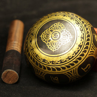 Buddha Gift Tibetan Meditation Sound Bowl Handcrafted for Healing and Mindfulness Support Protection Singing Bowl Set