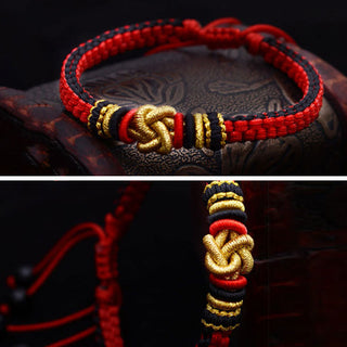 Buddha Gift Colorful Rope True Love Knot Luck Handmade Bracelet