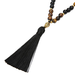 Buddha Gift Tibetan Green Jasper Protection Mala Bracelet