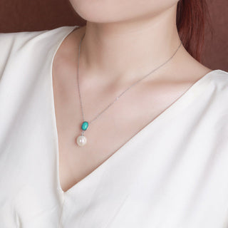 Buddha Gift 925 Sterling Silver Pearl Turquoise Healing Wisdom Necklace Pendant Ring Earrings