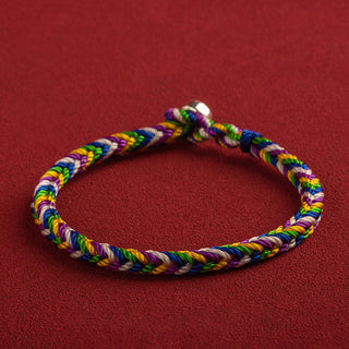 Buddha Gift "May everything go your way" Lucky Multicolored Bracelet