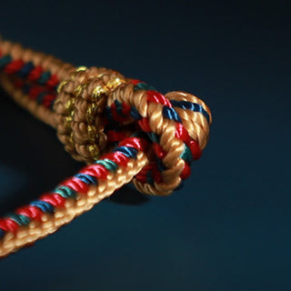 Buddha Gift Tibetan Handmade Eight Thread Peace Knot Prayer Wheel Braided Protection Bracelet