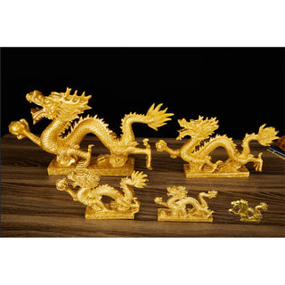 Buddha Gift Feng Shui Dragon Auspicious Cloud Wealth Luck Decoration