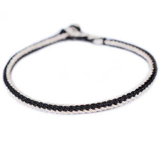 Buddha Gift Two-Color Rope Handcrafted Eight Thread Peace Knot Bracelet