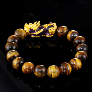 Buddha Gift  Tibetan Handcrafted Tiger Eye Feng Shui Bracelet