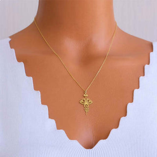 Buddha Gift Lotus Luck Wealth Necklace Pendant