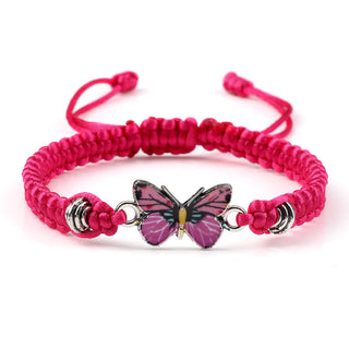Buddha Gift Butterfly Freedom Love String Charm Bracelet