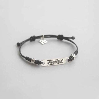 Buddha Gift 925 Sterling Silver Red String Luck Strength Braid Bracelet