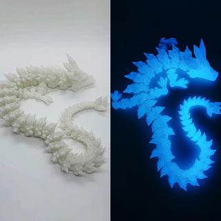 Buddha Gift Feng Shui Dragon Luminous 3D Printed Dragon Luck Success Home Decoration