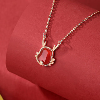 ❗❗❗A Flash Sale- Buddha Gift 925 Sterling Silver Year of the Dragon Natural Red Agate Dragon Attract Fortune Fu Character Strength Bracelet Necklace Pendant Earrings