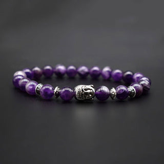 Buddha Gift Amethyst Love Healing Bracelet