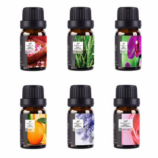 Buddha Gift 6Pcs Lavender Orange Jasmine Lemongrass Soothing Aromatherapy Healing Essential Oils Set