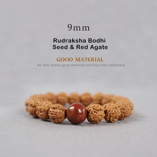 Buddha Gift Tibet Rudraksha Bodhi Seed Dzi Bead Amber Turquoise Wealth Bracelet