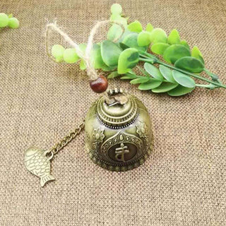 Buddha Gift Feng Shui Buddha Koi Fish Dragon Elephant Wind Chime Bell Luck Wall Hanging Decoration