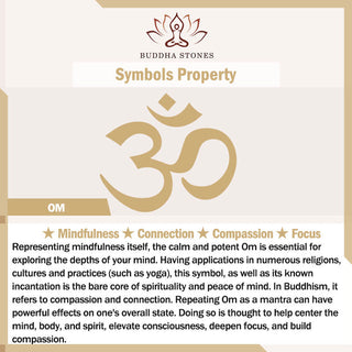Buddha Gift OM Lotus Symbol Various Crystal Amethyst Tiger Eye Healing Necklace Pendant