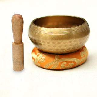 Buddha Gift Tibetan Sound Bowl Handcrafted for Relaxation and Mindfulness Meditation Singing Bowl Set