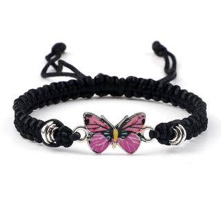 Buddha Gift Butterfly Freedom Love String Charm Bracelet