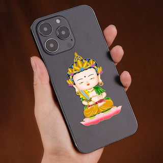 Buddha Gift Chinese Zodiac Natal Buddha Blessing Wealth Fortune Fridge Phone Sticker