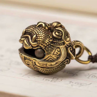Buddha Gift PiXiu Wealth Copper Key Chain