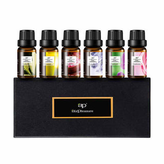Buddha Gift 6Pcs Lavender Orange Jasmine Lemongrass Soothing Aromatherapy Healing Essential Oils Set