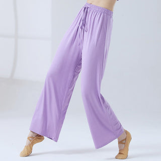 Buddha Gift Loose Modal Drawstring Wide Leg Pants For Yoga Dance