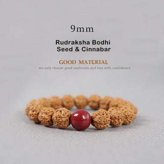 Buddha Gift Tibet Rudraksha Bodhi Seed Dzi Bead Amber Turquoise Wealth Bracelet