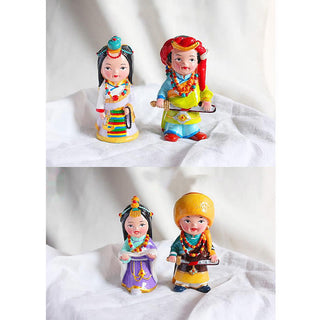 Buddha Gift Hand Painted Tibetan Figures Creative Home Office Car Decoration Ornament