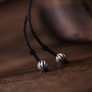 Buddha Gift Making A Fortune Chinese Character Copper Coin Wealth Necklace Pendant