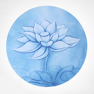 Buddha Gift Lotus Mandala Pattern Foldable Yoga Meditation Seat Mat Home Decoration
