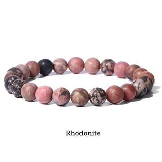 Buddha Gift Natural Stone Quartz Healing Beads Bracelet