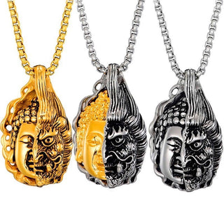 Buddha Gift Half Buddha Half Devil Powerful Necklace