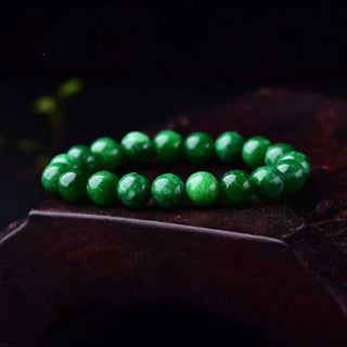 Buddha Gift Cyan Jade Bead Calm Harmony Bracelet