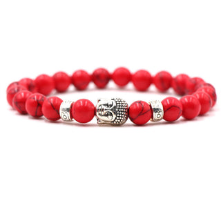 Buddha Gift Purple Agate Protection Bracelet