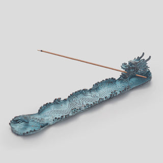 Buddha Gift Auspicious Dragon Strength Alloy Incense Burner Decoration