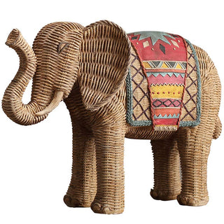 Buddha Gift Elephant Resin Wisdom Wealth Home Decoration