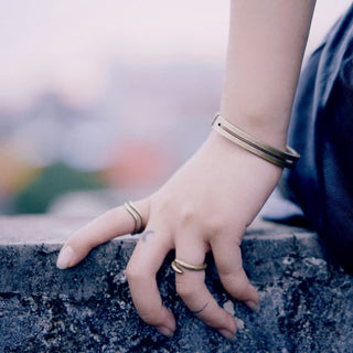 Buddha Gift Rustic Copper Luck Viking Cuff Bracelet