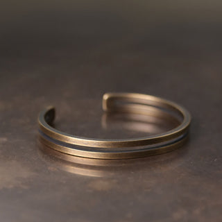 Buddha Gift Rustic Copper Luck Viking Cuff Bracelet