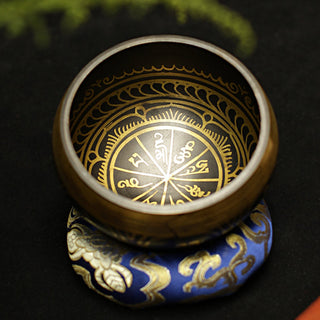 Buddha Gift Tibetan Meditation Sound Bowl Handcrafted for Healing and Mindfulness Support Protection Singing Bowl Set