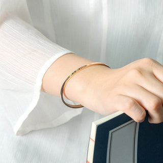 Buddha Gift Six True Words Engraving Titanium Steel Blessing Protection Bracelet