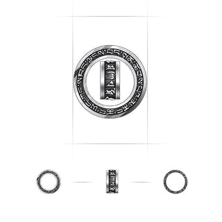 Buddha Gift Tibetan Om Mani Padme Hum Carved Peace Purity Chain Necklace Pendant