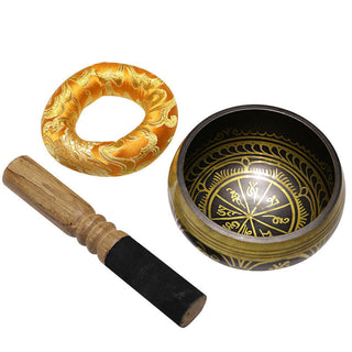 Buddha Gift Tibetan Meditation Sound Bowl Handcrafted for Healing and Mindfulness Support Protection Singing Bowl Set
