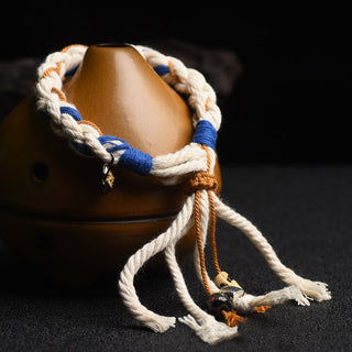 Buddha Gift Tibet Zakiram Goddess of Wealth Thangka Handmade Luck Bracelet