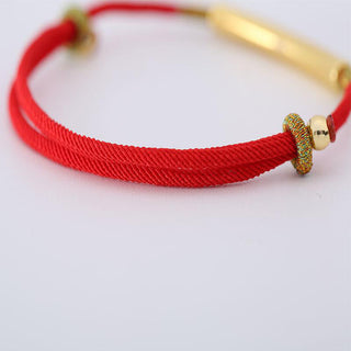 Buddha Gift Tibetan Buddhist Handmade Mani Mantra Lucky Red String Bracelet