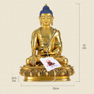 Buddha Gift Shakyamuni Compassion Copper Statue Decoration