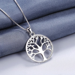 Buddha Gift The Tree of Life 925 Sterling Silver Creation Necklace Pendant