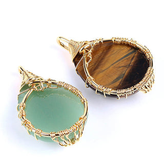 Buddha Gift Natural Quartz Crystal Tree Of Life Healing Energy Necklace Pendant