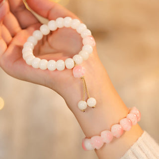 Buddha Gift Natural Bodhi Seed Lovely Paw Lucky Cat Paw Peace Bracelet