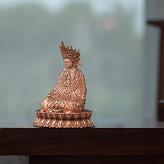 Buddha Gift Shakyamuni Figurine Compassion Handmade Copper Statue Decoration